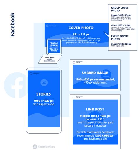 Social Media Image Sizes Cheatsheet 2022 Kontentino