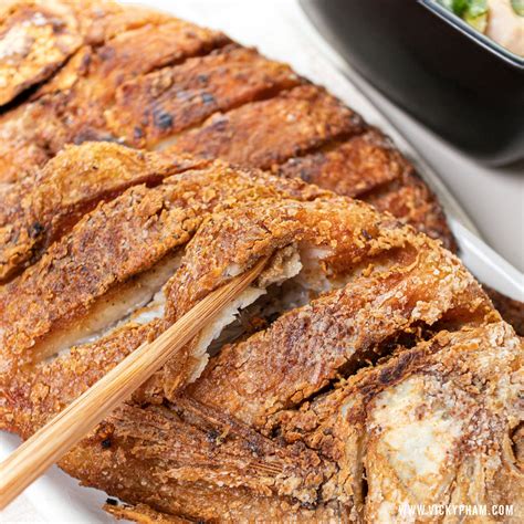 Crispy Pan Fried Red Tilapia Fish Recipe Cá Diêu Hồng Chiên Giòn