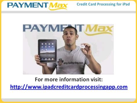 Mobile phone credit card processing has only been widely available for a few years, but it has become the following list features the top mobile credit card processing apps for iphone and android. iPad Credit Card Processing App for Small Business -- PaymentMax