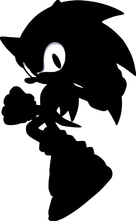 Sonic Silhouette Dibujos Dibujos Siluetas Ilustraciones