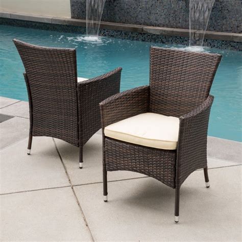 Come with many different stylish brand, such as hanging chair with stand, hanging chair, hanging egg chair, papasan chair cushion, peacock chair and so on. Malta Outdoor Black Wicker Dining Chair with White Cushion ...