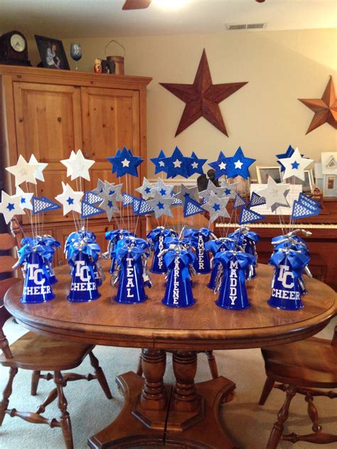 Pin By Kristi Gedville On Cheer Cheer Decorations Cheer Banquet