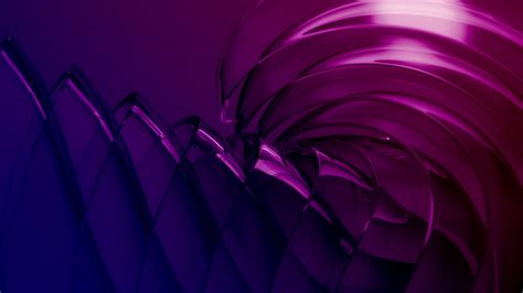 Purple Blue Crystal Shapes 4k Hd Abstract Wallpapers Hd