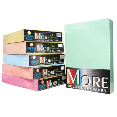 More Colored Copy Paper 80gsm 1 Ream Shopee Philippines