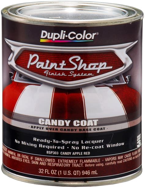 Dupli Color Bsp303 Candy Apple Red Paint Shop Finish System 32 Oz Ebay