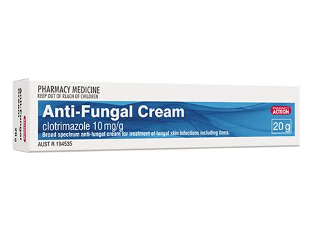 Pharmacy Action Anti Fungal Cream Pharmacy Action