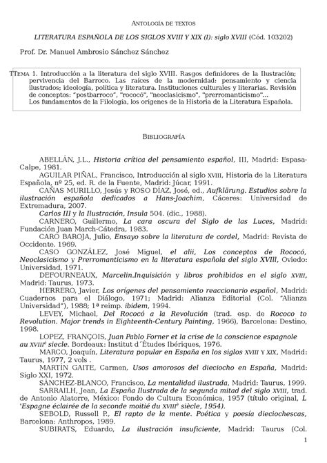 Textos Apuntes De Filología Hispánica Docsity