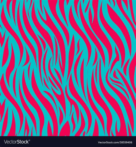 Seamless Pattern Zebra Stripes Royalty Free Vector Image
