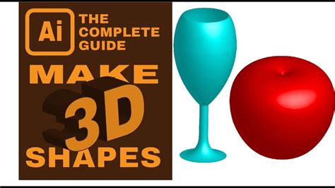 how to make 3d shapes in adobe illustrator cc youtube
