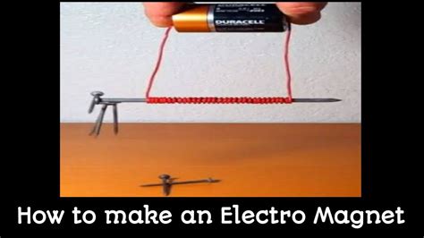 How To Make Electromagnet Easy Way To Make Electromagnet Science
