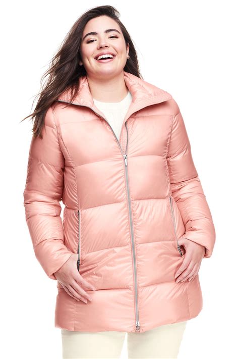 Womens Plus Size Lightweight Down A Line Coat Winter Jackets Winter