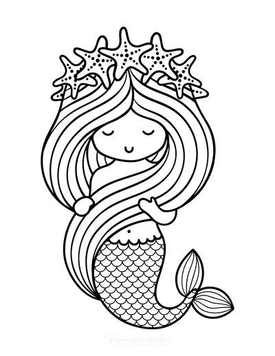 Free Printable Mermaid Coloring Pages Mermaid Coloring Pages Mermaid