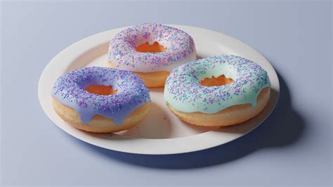 Pastel Donuts Finished Projects Blender Artists Community
