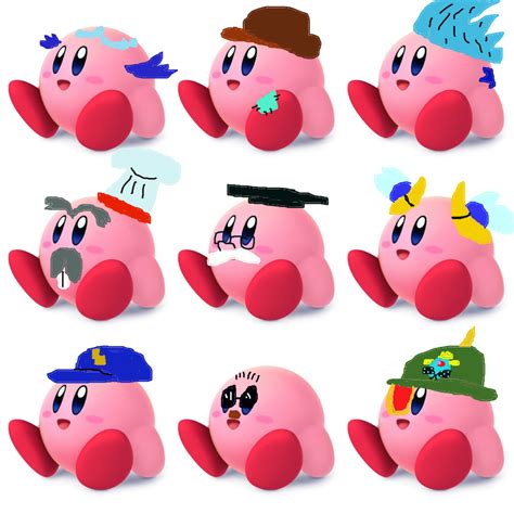 My Custom Kirby Hats 11 By Tommypezmaster On Deviantart