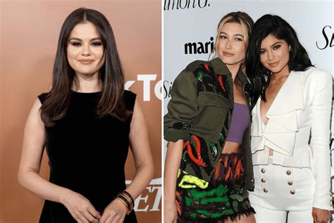 The Internet Thinks Kylie Jenner Hailey Bieber Are Shading Selena