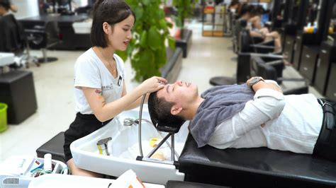 Travel Shampoo Relaxation Massage Facial Massage Hairdrying Styling At Vietnamese Hair Salon