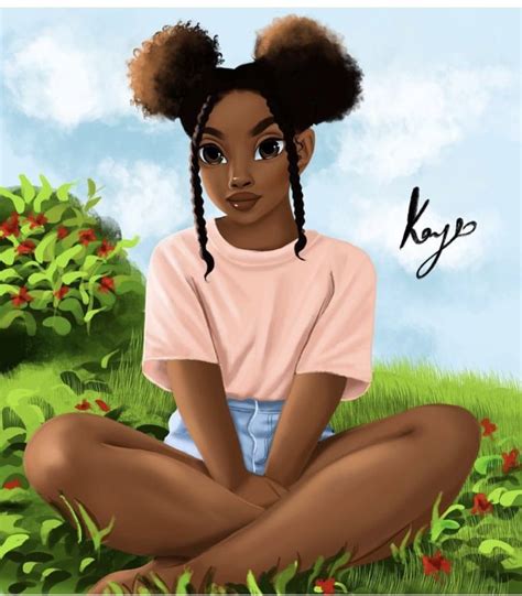 Pin By Tn Lkb On Random Drawings Of Black Girls Black Girl Art
