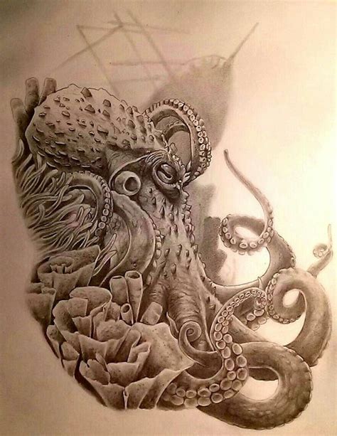 Octopus Thigh Tat Idea Octopus Tattoo Sleeve Octopus Tattoo Design