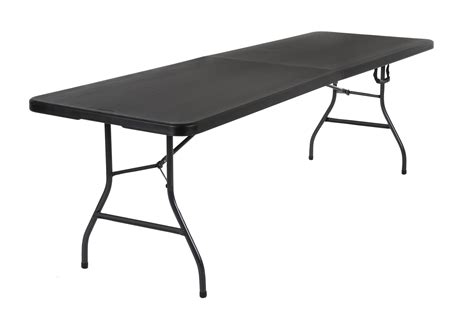 Cosco 8 Foot Centerfold Folding Table Black New Art Garden Shop