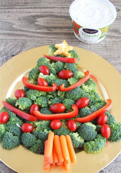 Christmas Tree Veggie Tray Somewhat Simple