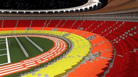 Giant Olympic Stadium Blocks Minecraft Map