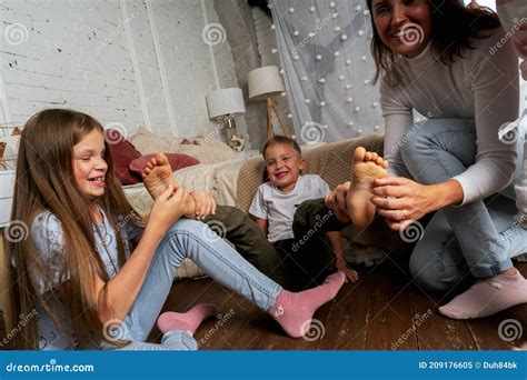 Mom Feet Tickle Stock Photos Free And Royalty Free Stock Photos From