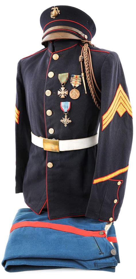 Sold At Auction Wwi Us Marine Corps M1912 Dress Blue Uniform