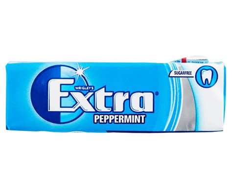 30 X Wrigleys Extra Peppermint Gum 14g Au