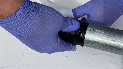 How To Fix A Live Pipe Leak Using Epoxy Putty And Silicone Self