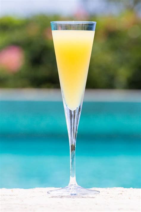 Classic Mimosa Made With Champagne Orange Juice