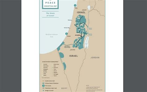 Israel & the disputed territories (the gaza strip, the west bank, and the golan heights). Sur les "cartes" de Trump : Israël, "localités enclavées ...