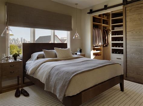 Well, you can pick the barn door for closets in sliding door style for effortless and divine. Closet Barn Door - Modern - bedroom - Jute Interior Design