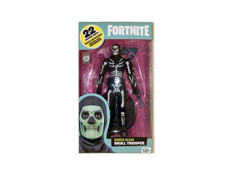 Figurka Fortnite Green Glow Skull Trooper 17cm Nové Prokonzolecz