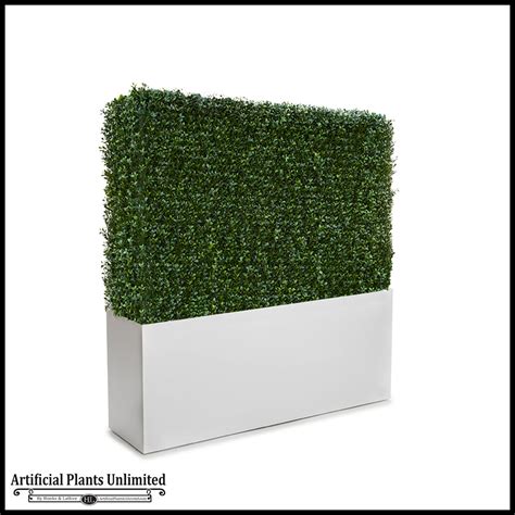 Outdoor Faux Boxwood Hedges Artificial Plants Unlimited