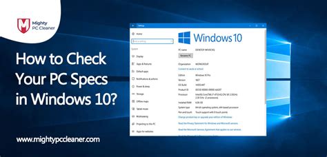 How To Check Your Pc Specs In Windows 10