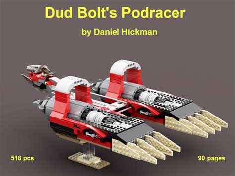 Lego Moc Dud Bolts Podracer By Wheelsspinnin Rebrickable Build