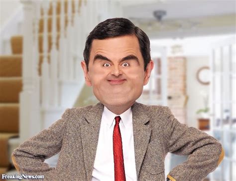 Mr Bean Funny Face Pict Art