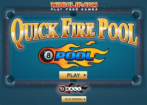 Classic billiards is back and better than ever. 8 Ball Quick Fire Pool - A free Pool Game