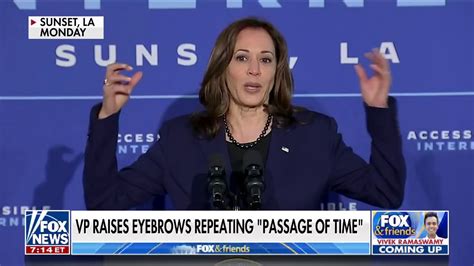 Vp Kamala Harris Raises Eyebrows With Passage Of Time Remarks Fox News Video