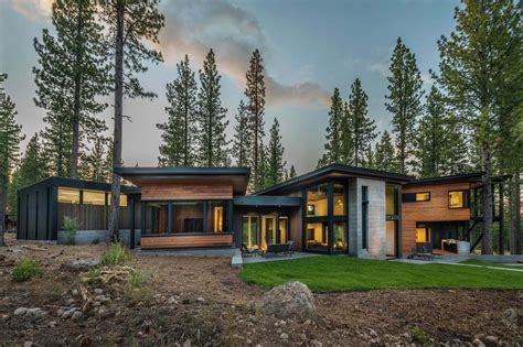 Fabulous Prefabricated Mountain Modern Home On Lake Tahoe Prefab