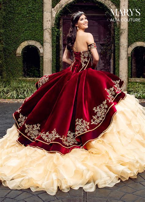 Salon styles and celebrity looks. Quinceanera Couture Dresses | Style - MQ3037 in Navy/Gold ...