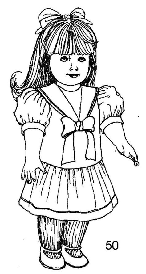 American Girl Doll Coloring Pages Clip Art Library