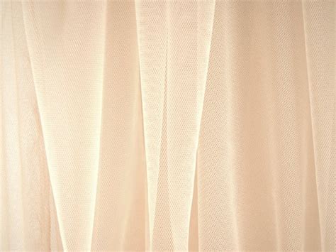 Solid Beige Nude Tulle Ultra Fine Tulle With Soft Feel And