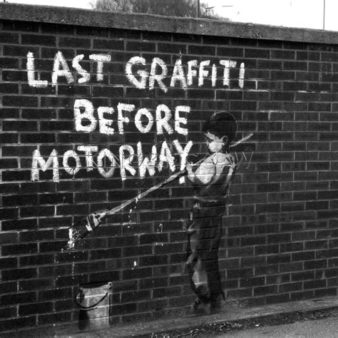 Banksy Last Graffiti Art Print By Banksy At King And Mcgaw Street Art