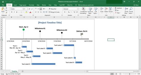 How To Create Timeline In Excel