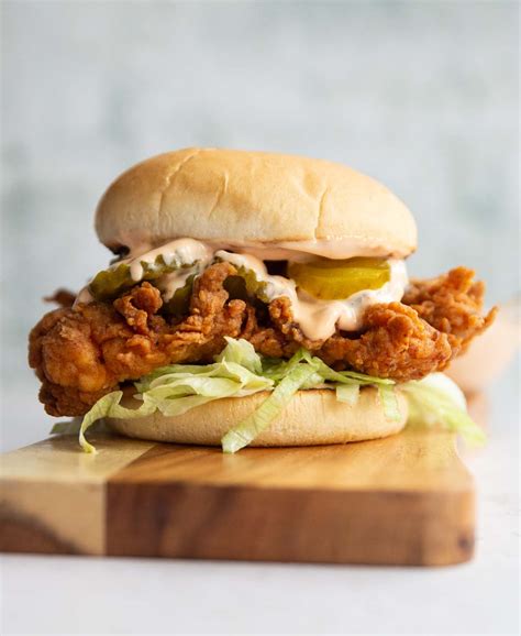 Classic Fried Chicken Sandwich Something About Sandwiches
