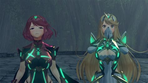 Rex Tells Pyra And Mythra To Join Him Xenoblade Chronicles Cutscene
