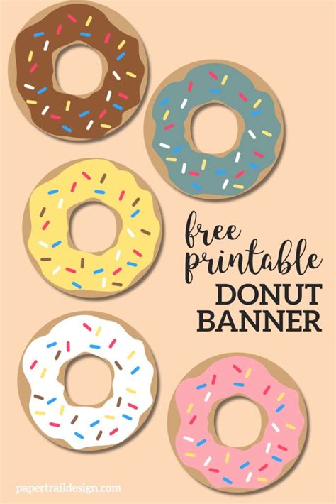 Donut Party Printables Free Printable Templates