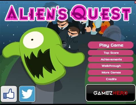 Play Run Aliens Quest Site