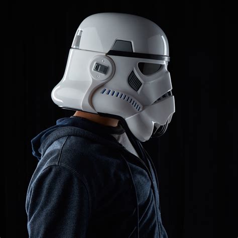 Hasbros Black Series Stormtrooper Helmet W Voice Changer Officially